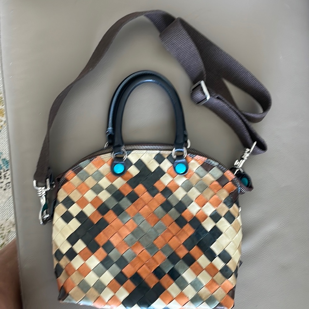 Vintage leather Gabs bag Made in Italy